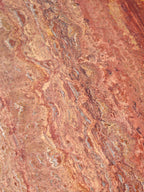 TRAVERTINE RED DINING TABLE
