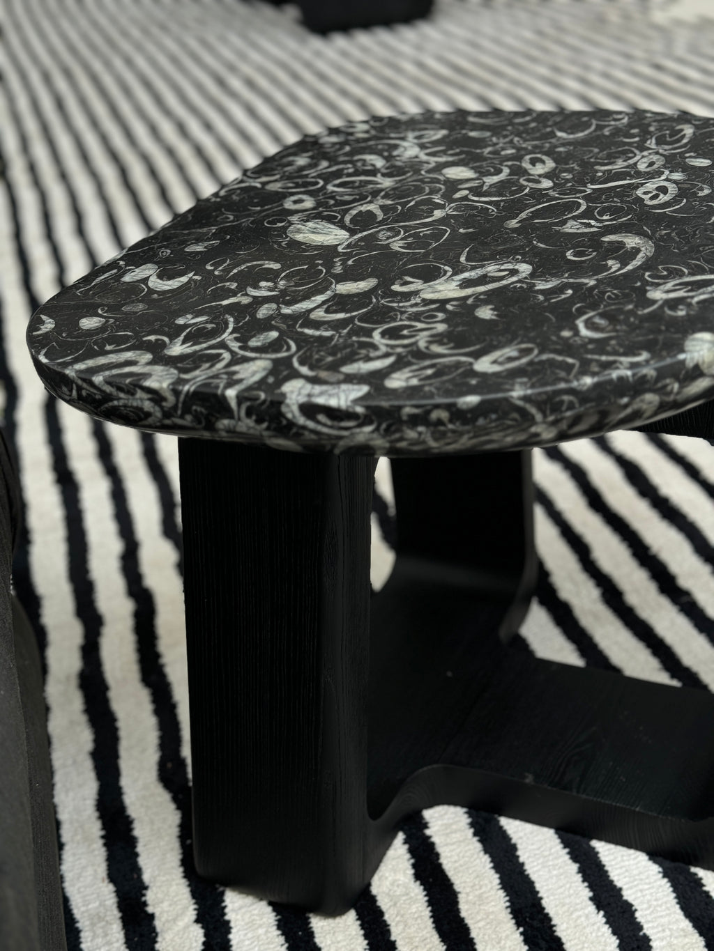 Seashell side table