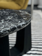 Seashell side table