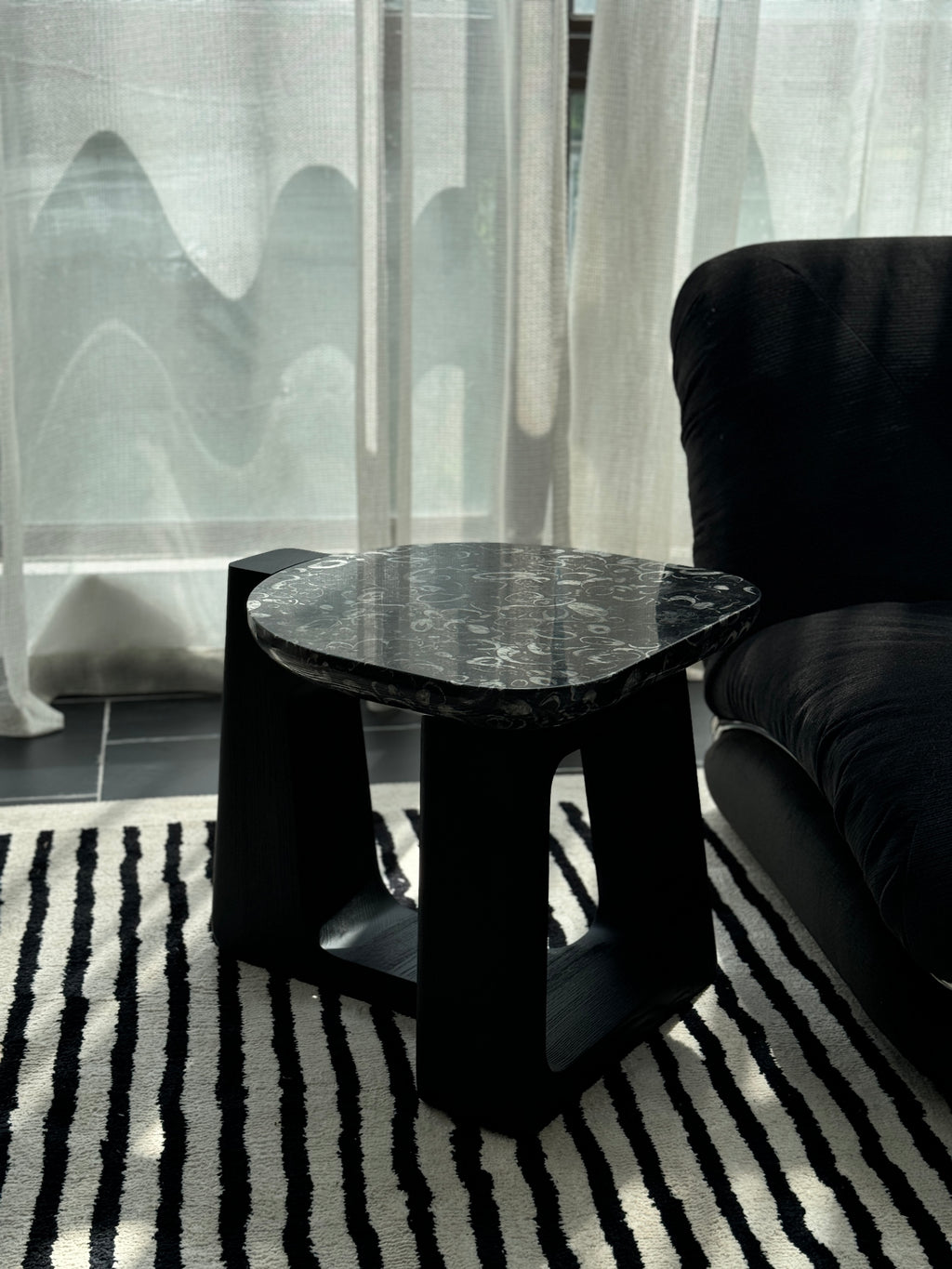 Seashell side table