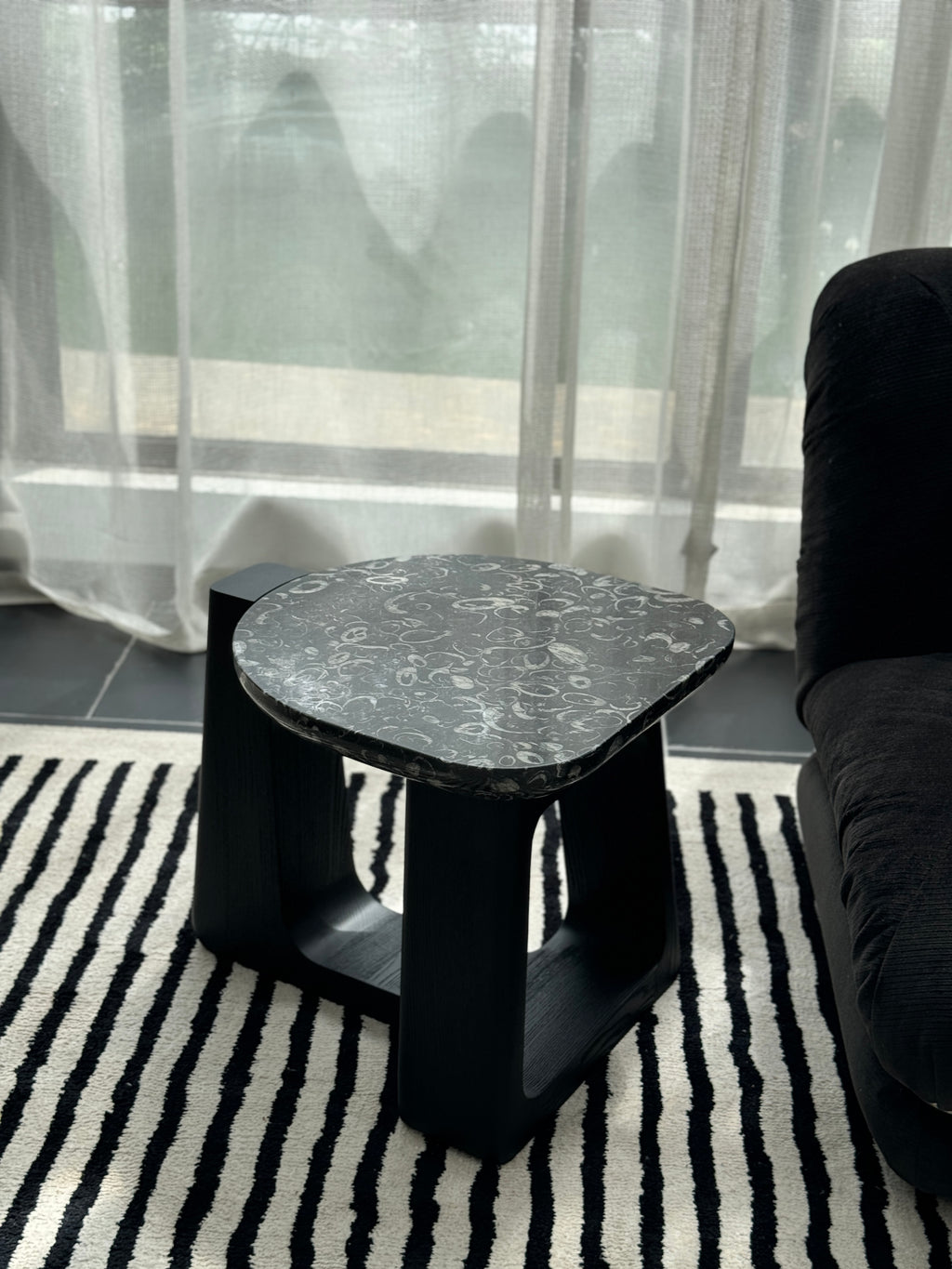 Seashell side table